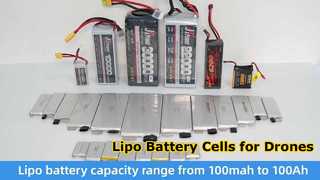 Cellules de batterie Li-Ion pour drones FPV RC